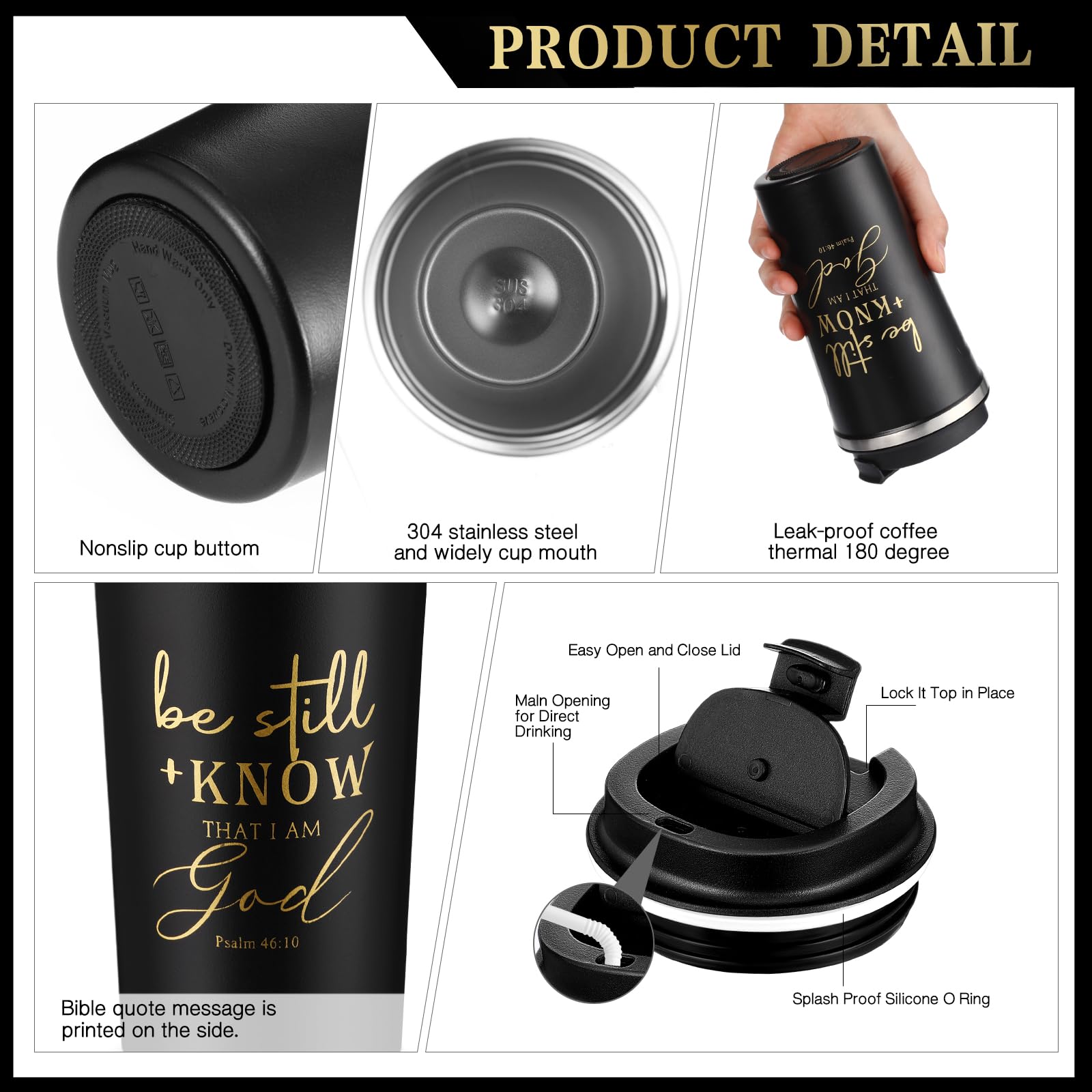 Pickmesh 3-teiliges Geschenk-Set für Herren, A5, Leder-Tagebuch mit Kugelschreiber und 482 ml Kaffeebecher, für Geburtstag, Hochzeit, Vatertag, Abschlussfeier, Krankenschwesterwoche, Lehrertag