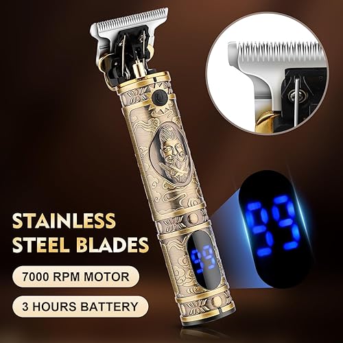 Miniatura 3 de Karrte Kit de aseo profesional mejorado para hombres, maquinilla de afeitar eléctrica y recortadora de nariz, regalos para hombres