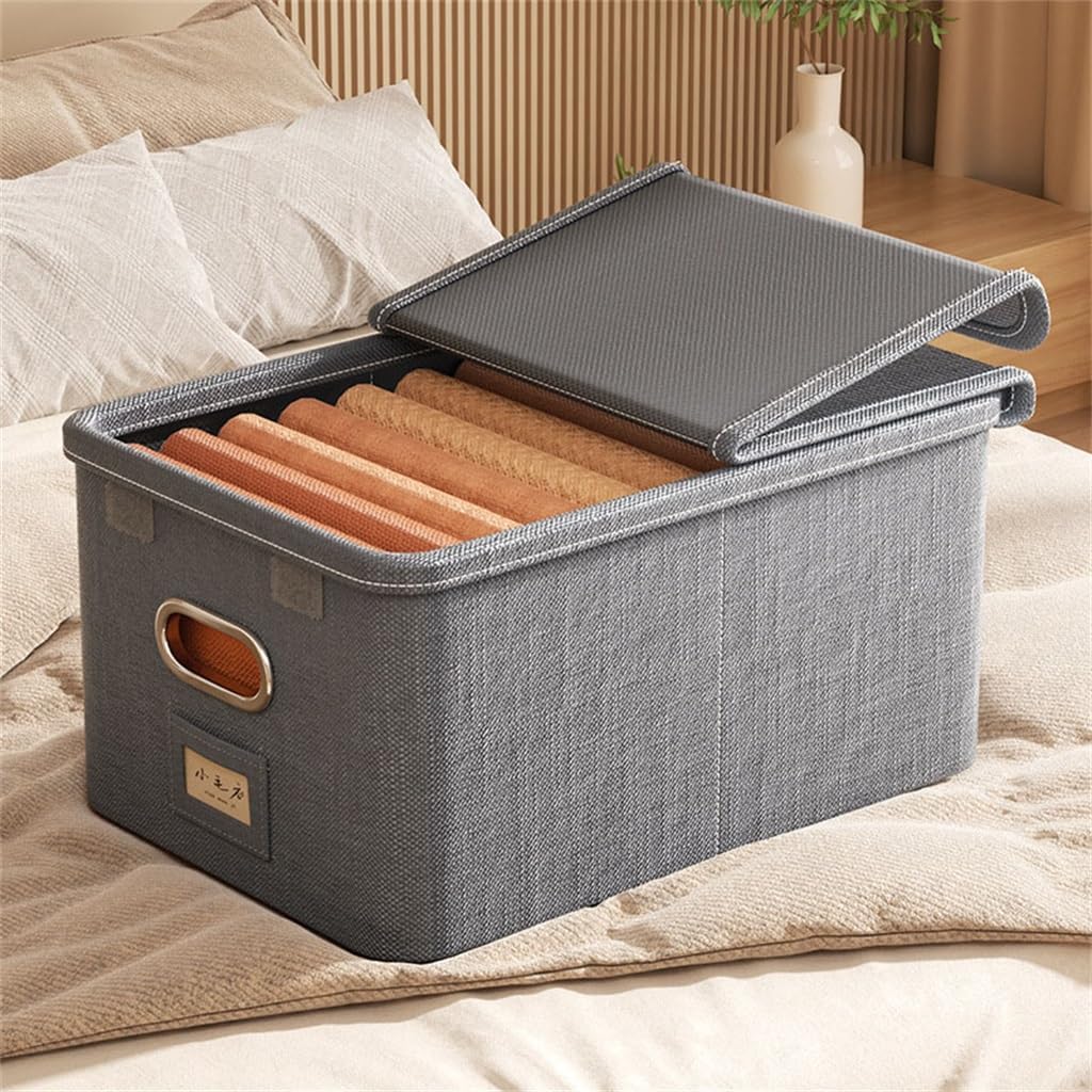 Overshell Storage Box add Thick Cotton and Linen Cover Finishing Folding Drawer Type Home Clothes