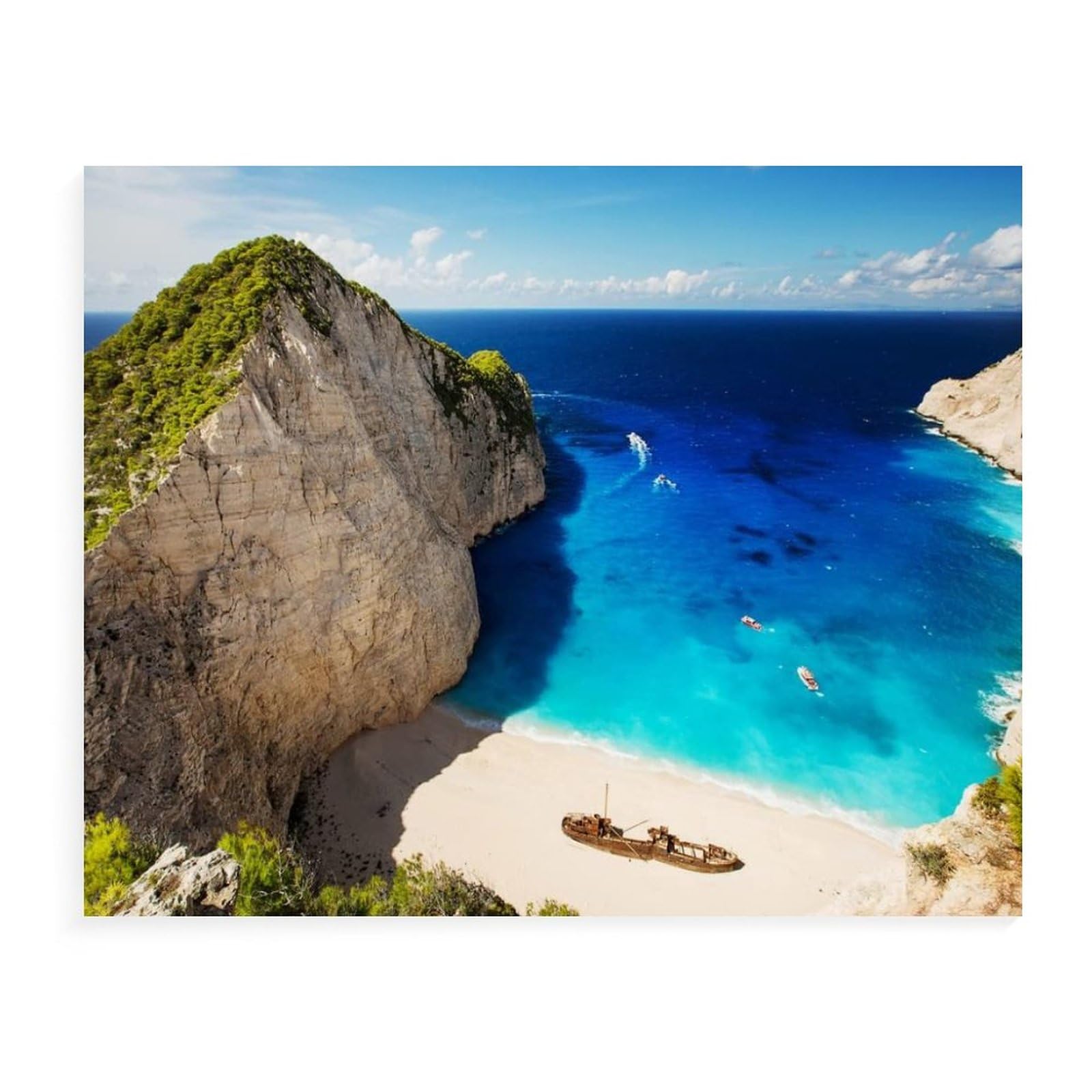 jigsaw 1000 pieces,Zakynthos Island,jigsaw puzzles adults kids difficulty jigsaw jigsaw game role puzzles education toys games family decoration(75x50cm)-48 — image 1