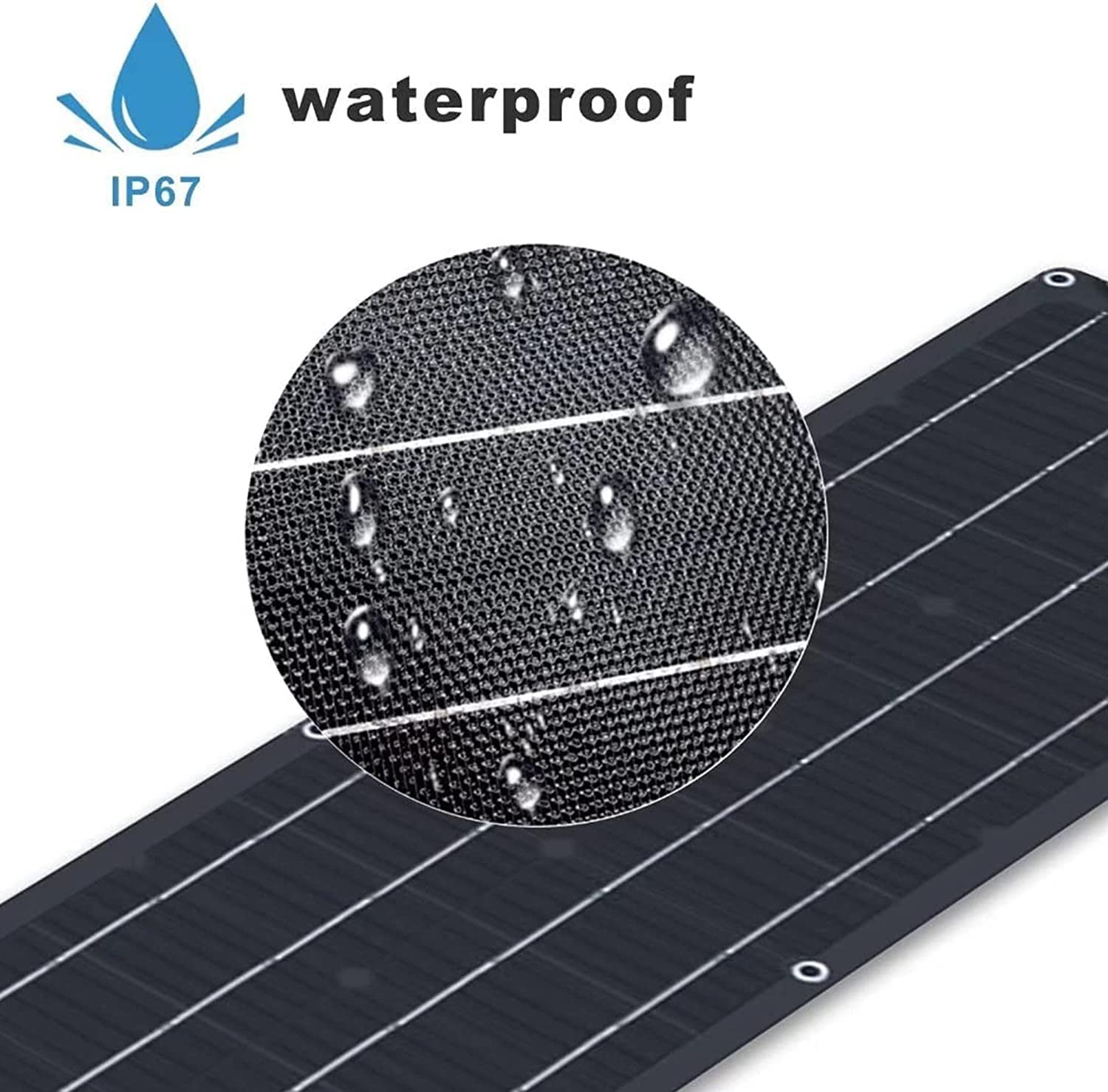 Pannelli Solari Portatili Con Controller, Pannello Solare Flessibile 2x200W, Caricabatteria Mono Solare For Camper, Roulotte, Barca, Auto, Campeggio, Sistema Fuori Rete, IP67