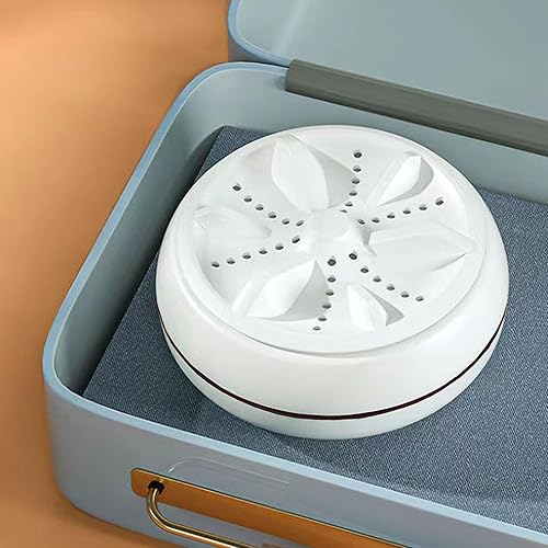 Miniatura 6 de Lavadora portátil de succión fuerte Mini lavadora Turbo IPX7 Impermeable Turbo Lavadora Auto Off Mini lavandería con luz azul para limpiar