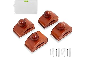 Katai Rug Hangers for Walls - Small Wood Wall Mount Quilt Clamps for Tapestries