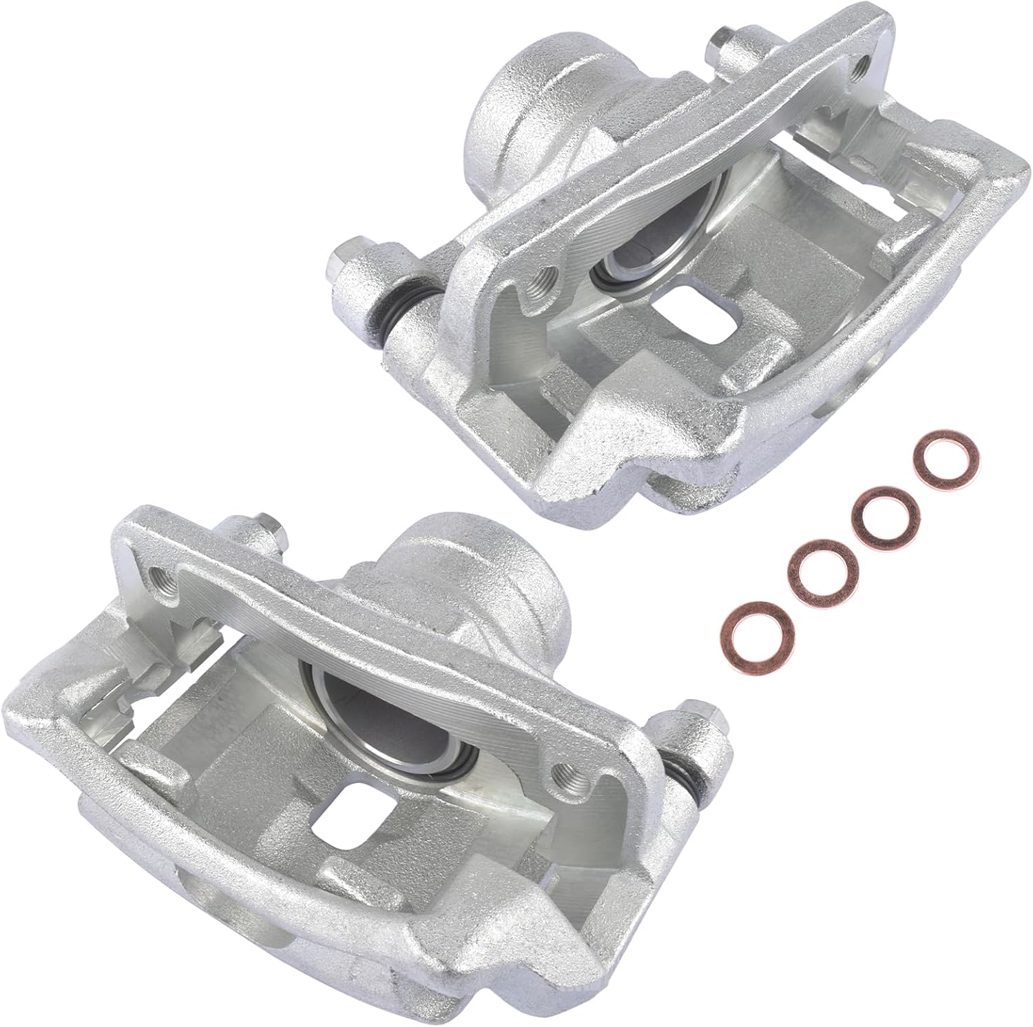 Pair Front LH & RH Disc Brake Caliper w/Bracket Replacement for Honda Accord 1998-2002 L4 2.3L Dynast