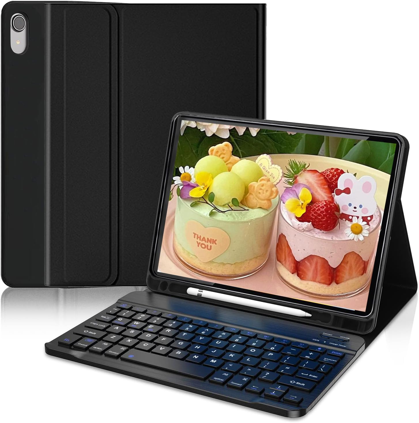 iPad 11/10th Gen Keyboard Case - Black -1 iPad 11/10th Gen Keyboard Case - Black -1