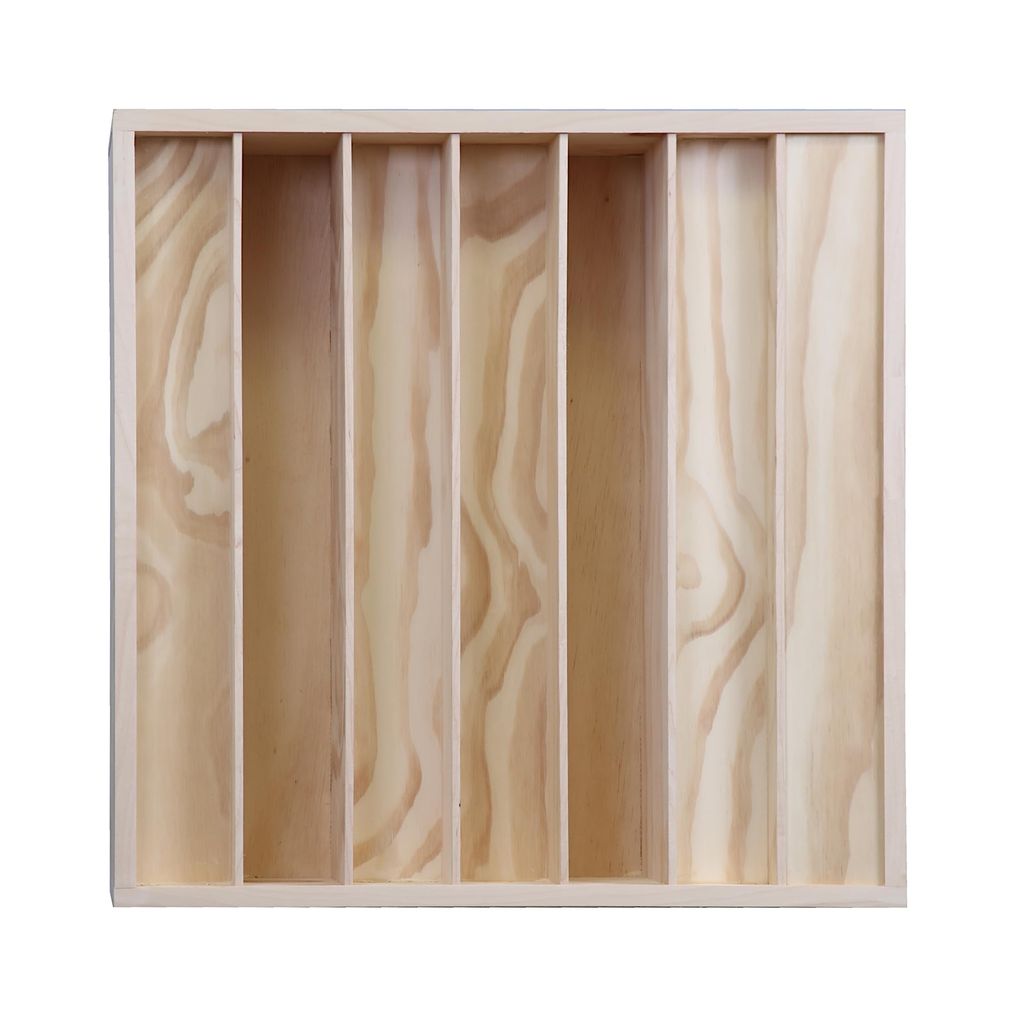 ATS Acoustics QRD Wood Acoustic 7 Well Quadratic Residue Diffuser 23" x 23" x 6.5" Effective Studio Quality Sound Diffusion