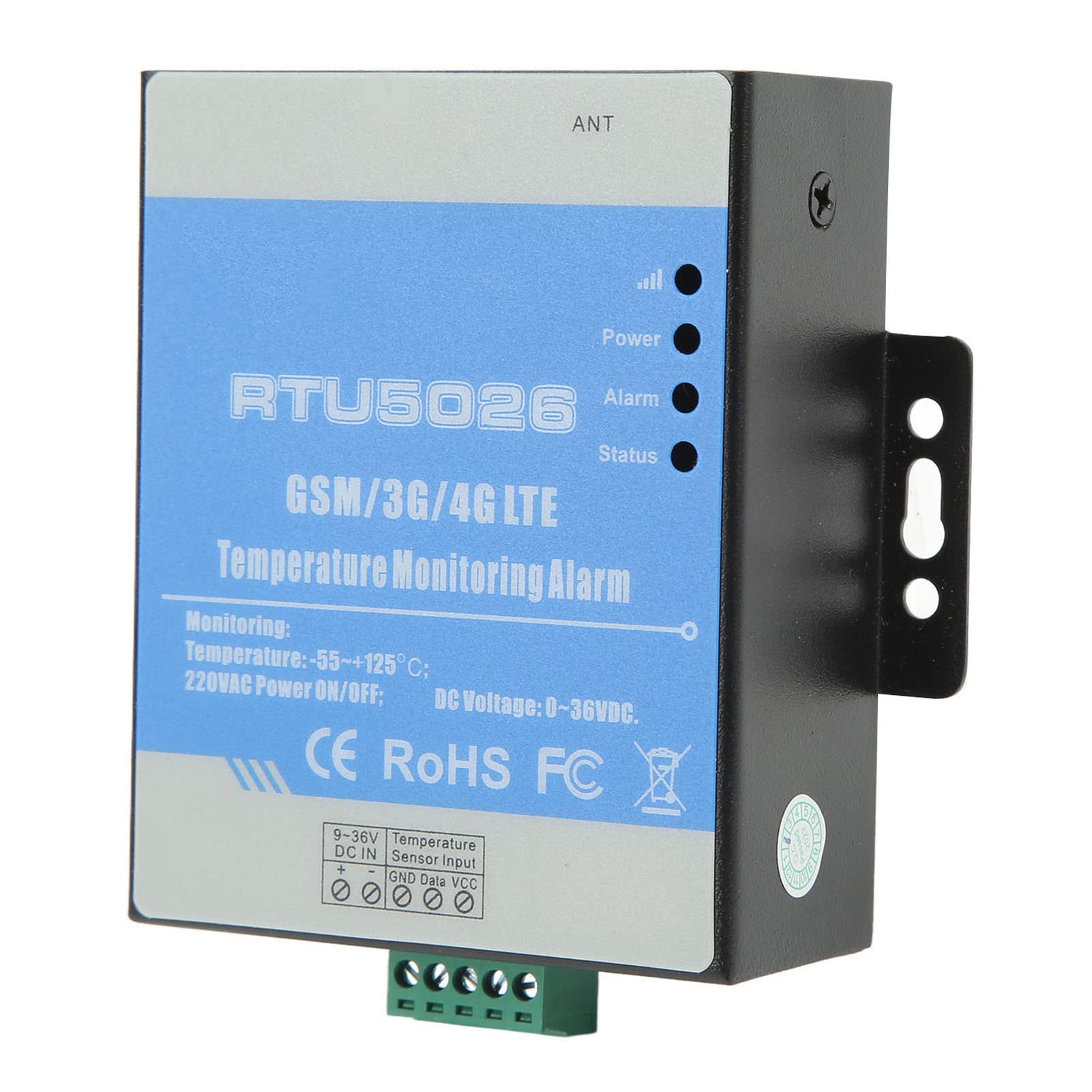 GSM-Temperaturüberwachungs-Alarm-Controller, GSM 3G 4G Feuchtigkeits-Temperatur-Alarm Umgebungsüberwachung Stromausfall-Alarm AC100-240V