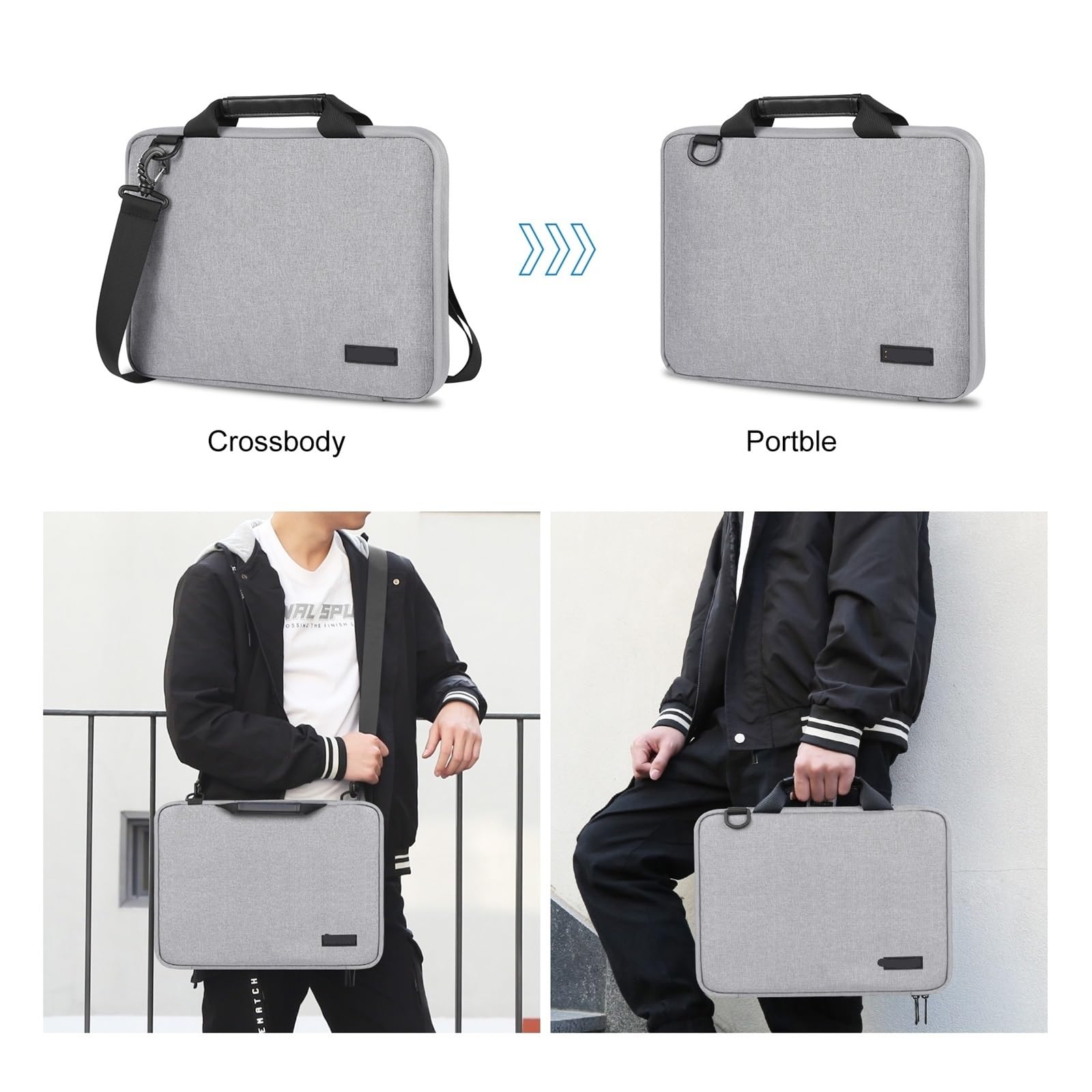 Borsa Porta Pc Borsa for laptop a tracolla con valigetta Custodia impermeabile for notebook