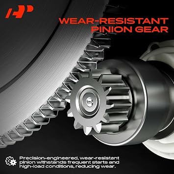 A-Premium High Torque 3HP Starter Motor, 12V 2.5KW 9 Teeth Clockwise