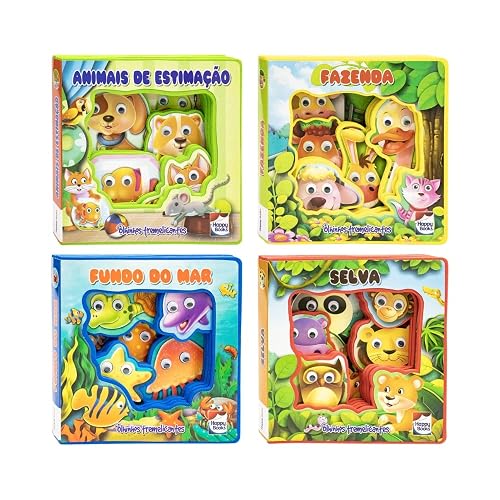 Combo com 4 Livros: Aventuras com Olhinhos