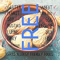 Vista 6 de Frutas secas GERBS, Top 14 libres de alergia alimentaria, sin sulfuro, sin conservantes, sin OMG, vegano