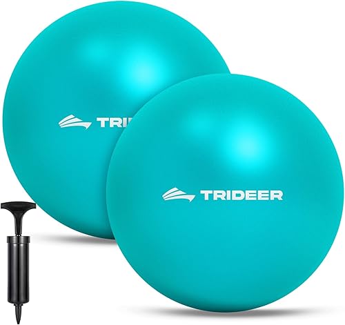 Miniatura 7 de Trideer Pelota de pilates  Bola de núcleo de 9 pulgadas para terapia física, yoga, estabilidad y entrenamiento, oficina y gimnasio en casa