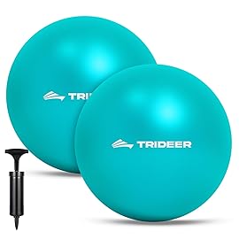 Trideer Pilates Ball - 9 Inch Core Ball for Physical Therapy, Yoga, Stability & Workout - Office & Home Gym