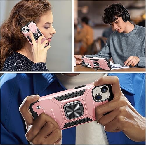 Miniatura 32 de JAME Funda para iPhone 12 Pro Max con protectores de pantalla, 2 unidades, protección contra caídas de grado militar, fundas protectoras