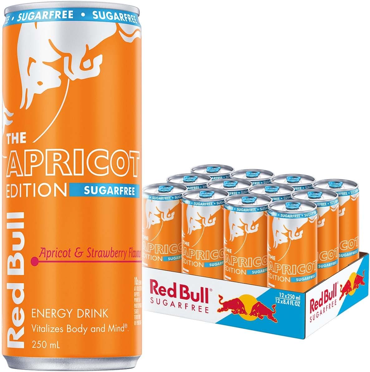 Red Bull Energy Drink, Strawberry Apricot Edition, Sugar Free