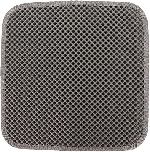 Tapete de arena para gatos, almohadilla para atrapar la arena, suave de doble capa, impermeable, material EVA que evita resbalones, tapetes para