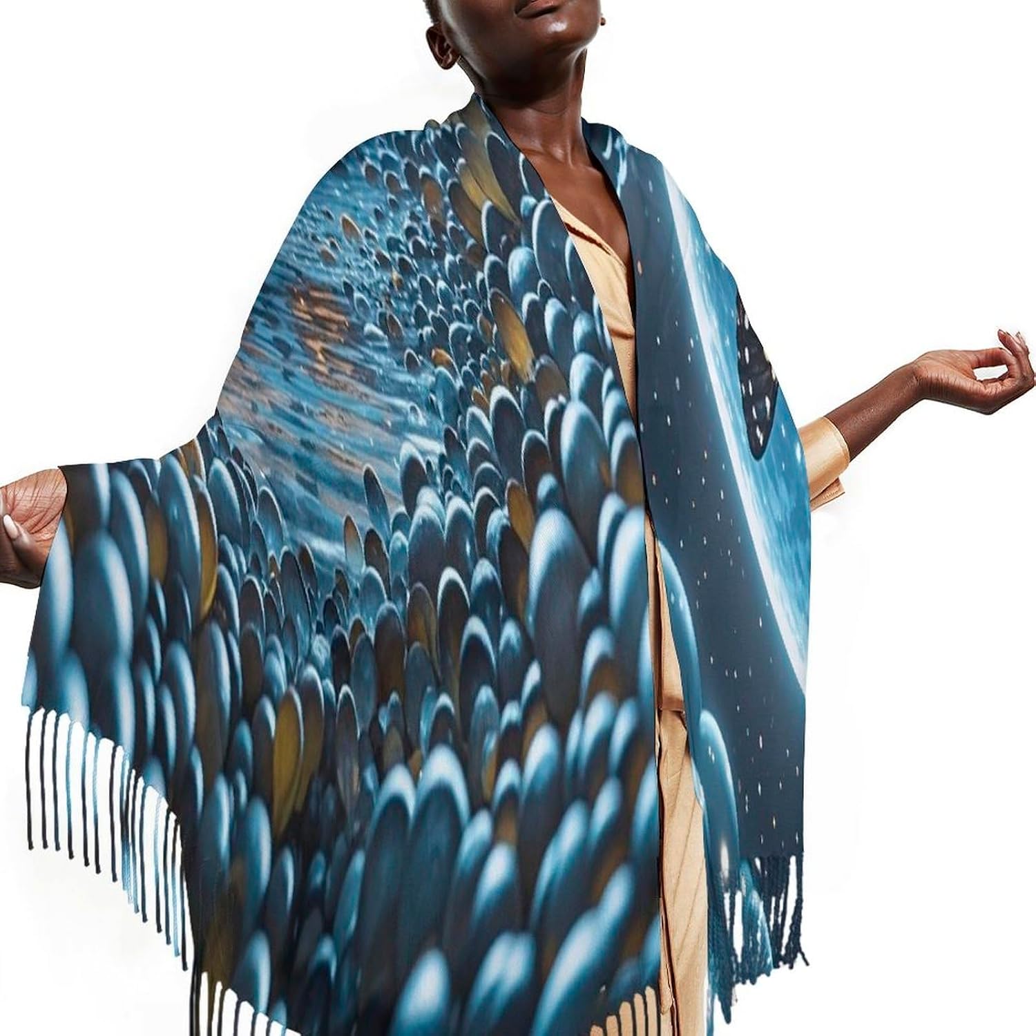 Flying Butterflies Scarf for Women Men Soft Warm Fashion Blanket Scarves Classic Cashmere Feel Scarf Long Shawl Large Scarves Cold Weather Thick Blanket Scarfs