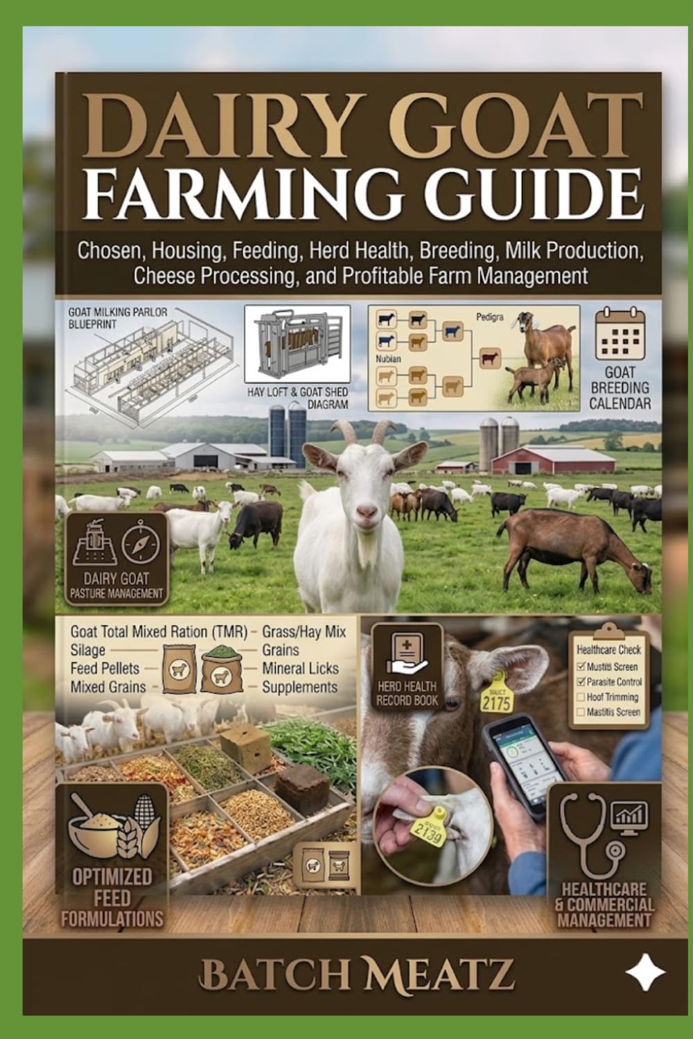 Dairy Goat Farming Guide: Choosing, Housing, Feeding, Herd Health, Breeding, Milk Production, Cheese Processing, and Profitable Farm Management
