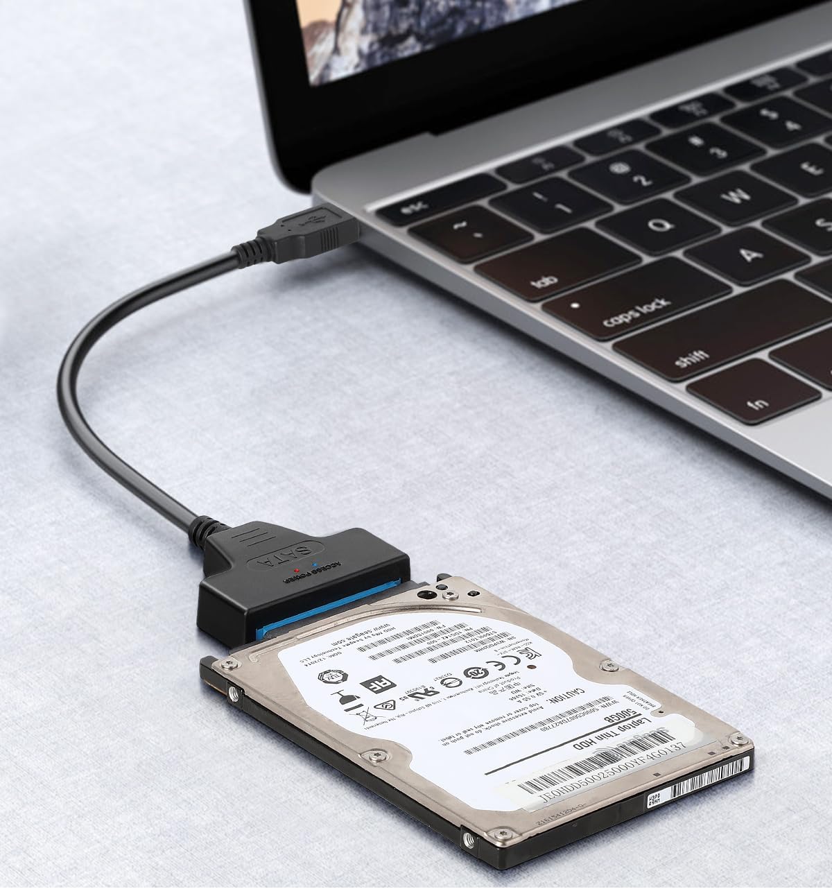 Cable adaptador SATA a USB 3.0 para SSD y HDD 2.5 pulgadas
