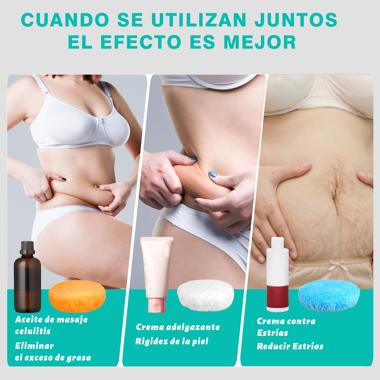 Masajeador Anticelulítico Eléctrico con 6 Almohadillas Lavables