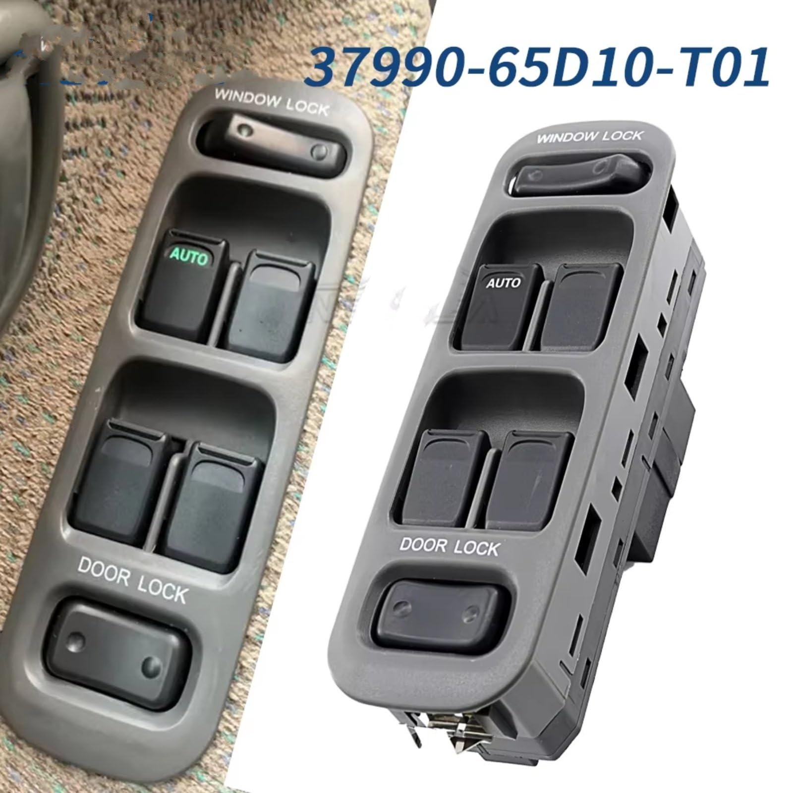 Interruttore Vetro Elettrico Compatibile Con Chevy Per Tracker 1999 2000 2001 2002 2003 2004 Elettrico Auto Power Finestra Interruttore Di Vetro Pulsante LHD 37990-65D10-T01