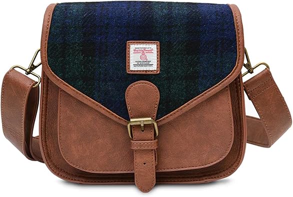 Islander Women Saddle Bag Harris Tweed & PU Leather Standar