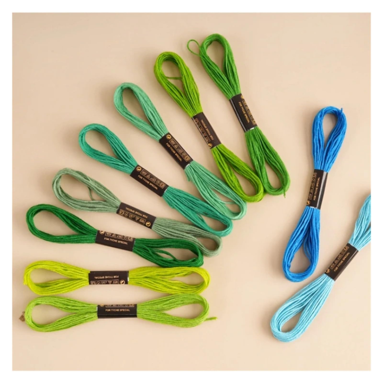 Stickgarn Mischen Sie Farben Kreuzstich-Stickgarn 100 Stück Heimnähen Bastelgarn 8 Meter DIY-Werkzeuge for Handarbeit