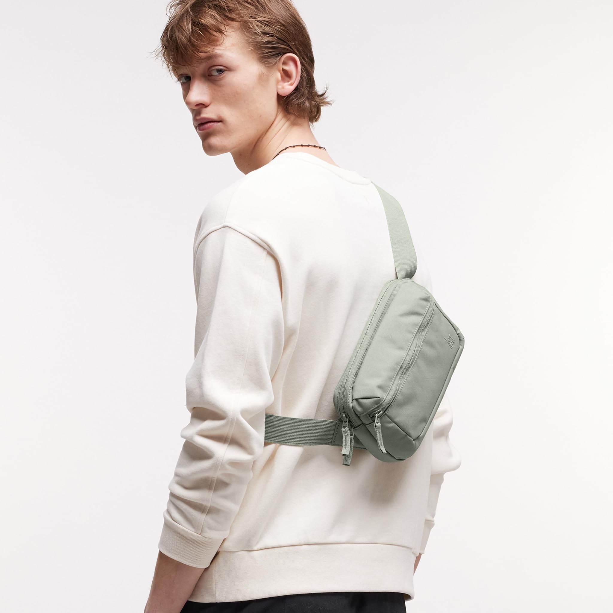 GOT BAG Sling Bag | Bolso Bandolera Compacto |Riñonera Cruzada Repelente al Agua de Plástico Reciclado