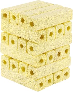 Wave Point Yellow Large Square 54pcs Bacteria House Bio Filter Media Aquarium Sump Canister Bakki Shower