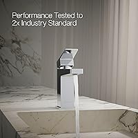 Vista 12 de Kohler 99760-4-CP Honesty® Single-Handle Bathroom Sink Faucet, 1.2 gpm, Polished Chrome