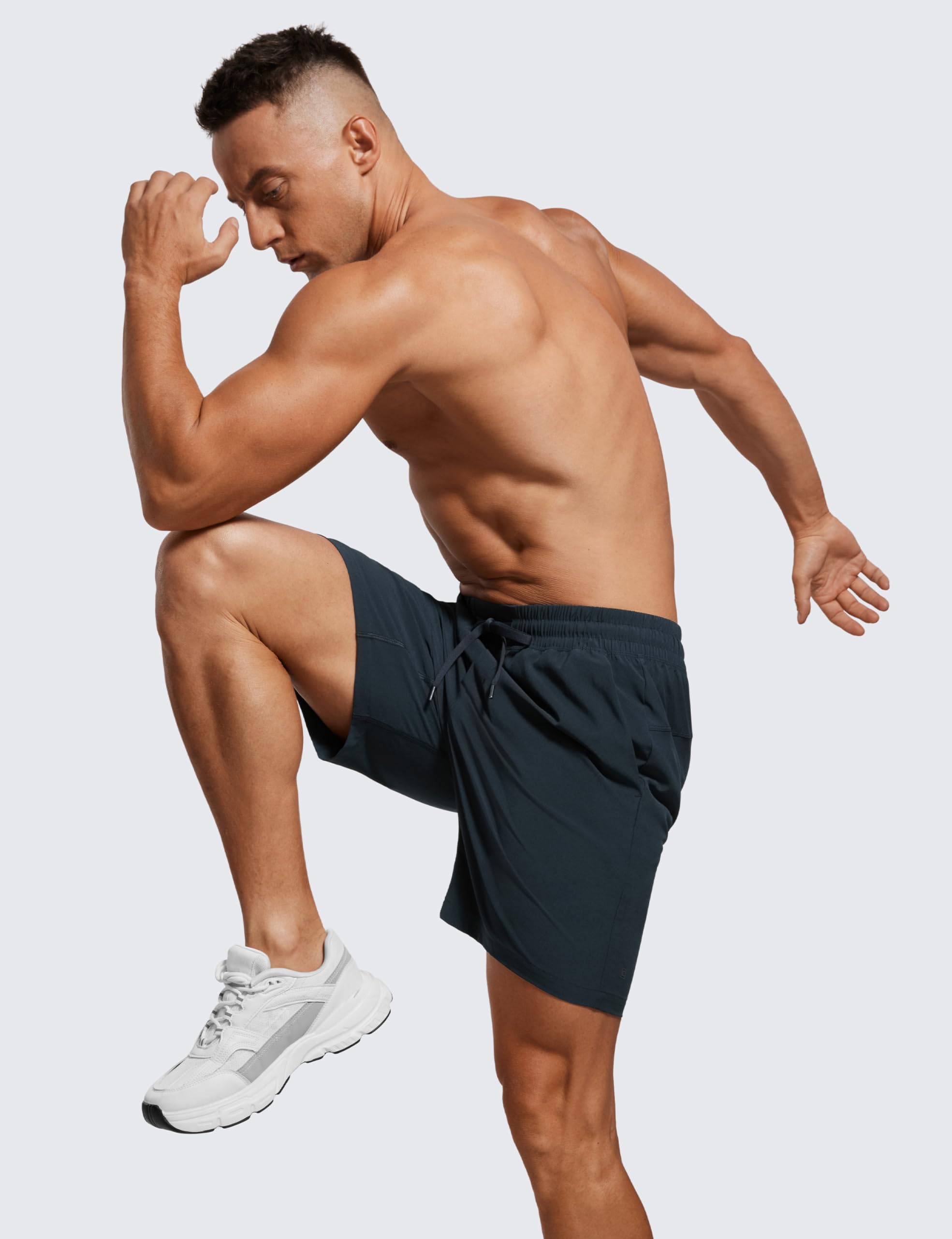 CRZ YOGA Hombre Shorts Deportivos de Running de Secado Rápido con Bolsillos - 13/18/23cm