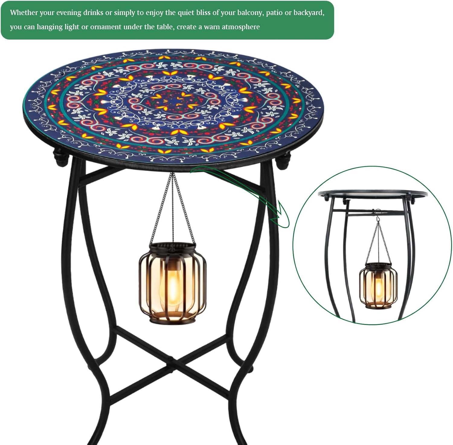 Stylish Versatility: Review of the Fashion&cool 14" Round Outdoor Side Table