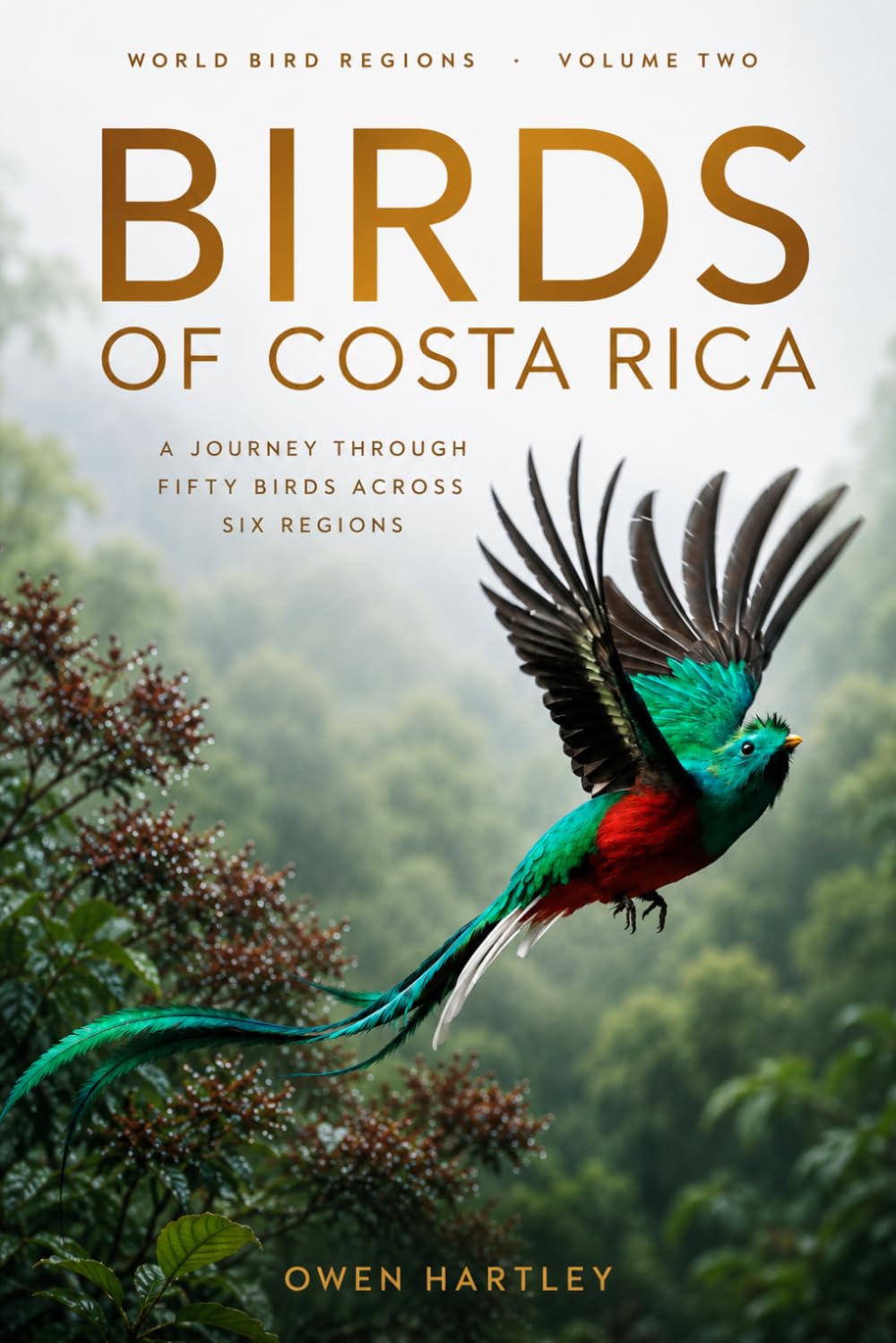 BIRDS OF COSTA RICA: A Journey Through Fifty Birds Across Six Regions (World Bird Regions)