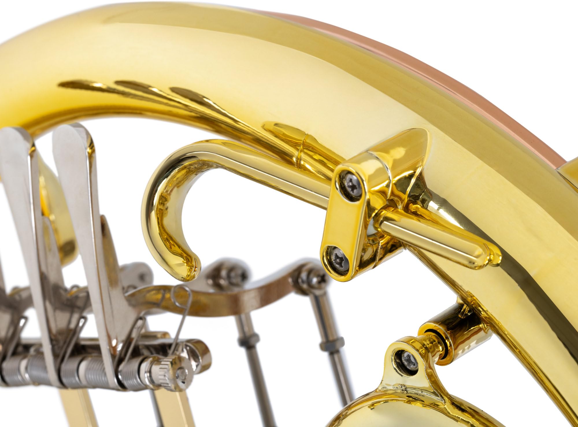 Classic Cantabile WH-20GD MardiBrass Kunststoff F-Waldhorn Gold - inkl. Mundstück & Hülle mit Rucksackgurten - Für Anfänger und Profis - Wetterfest und Wasserdicht - leichtes, stabiles Instrument