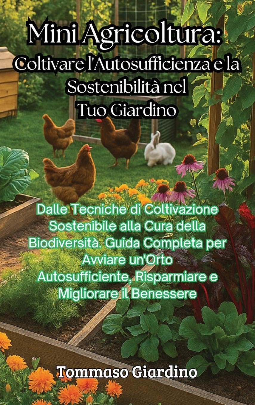 Mini Agricoltura: Coltivare l'Autosufficienza e la Sostenibilità nel Tuo Giardino: Dalle Tecniche di Coltivazione Sostenibile alla Cura della ... Risparmiare e Migliorare il Benessere