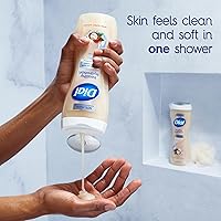 Vista 2 de Dial Gel de baño, hidratación saludable, extracto de manteca de karité + vitamina E, 16 onzas líquidas (paquete de 4), suave, deja la piel suave
