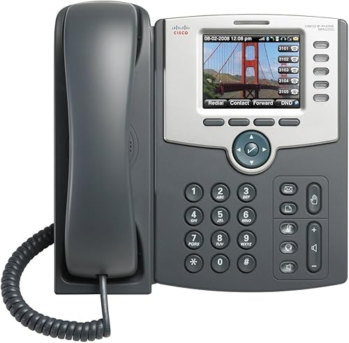 Cisco Teléfono IP de 5 líneas SPA525G con pantalla a color