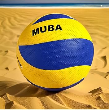 Muba 8 Panel Yarı Profesyonel Mikrofiber Yumuşak Dokunuş Kaymaz Yüzey 5 Numara Voleybol Topu, AA996555