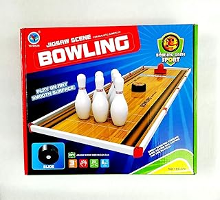 مجموعة ألعاب طاولة 2 في 1 من Next Store، بولينج وكيرلنج بتصميم ممر طويل قابل للتجميع، لعبة تفاعلية ممتعة للأطفال والعائلة، مثالية للتجمعات وهدايا أعياد الميلاد والمناسبات