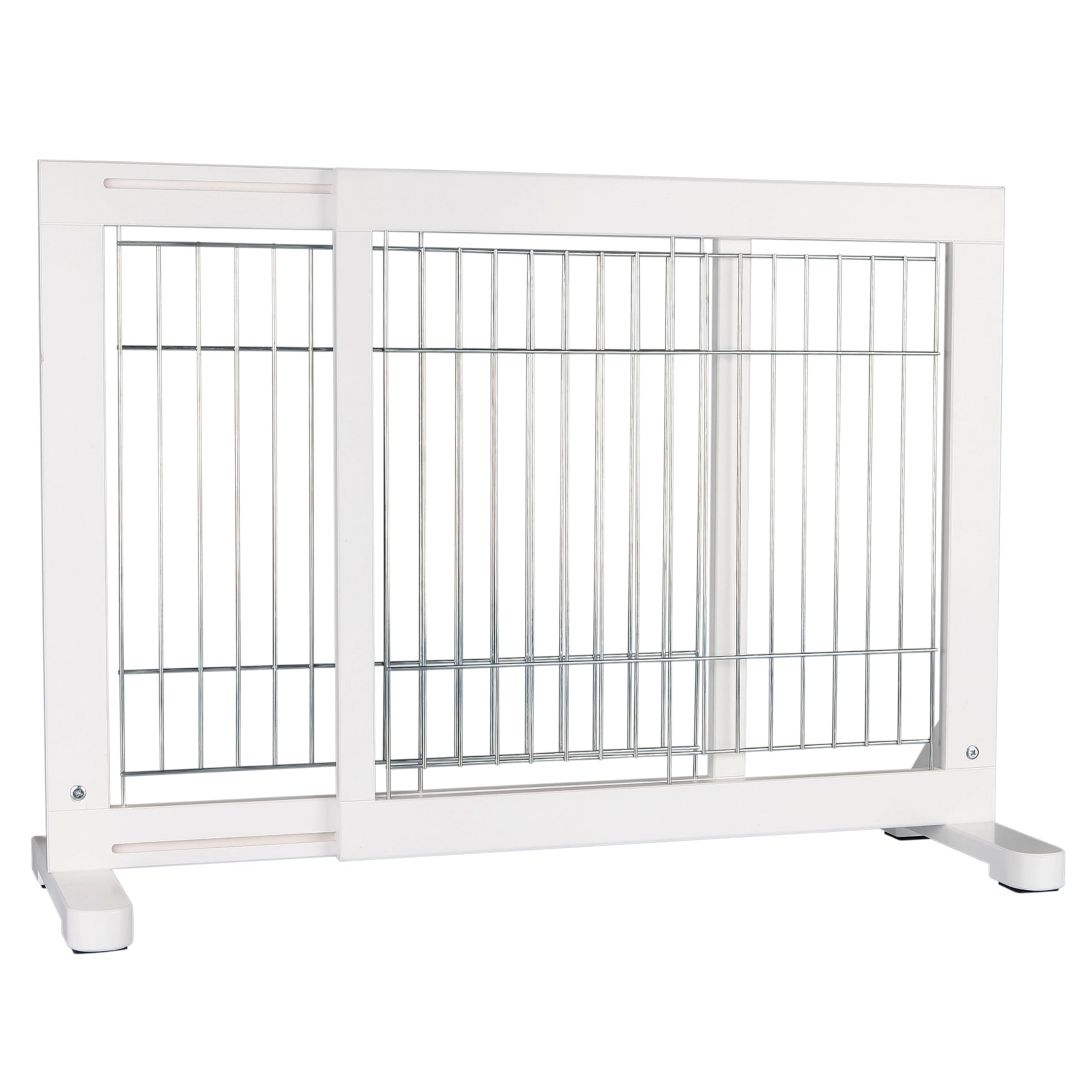 TRIXIE Barriera per Cani, 65 – 108 x 61 x 31 cm, Bianco