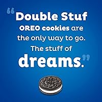 Vista 13 de OREO Galletas sándwich de chocolate de doble relleno, tamaño fiesta, 24.95 onzas