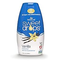 Vista 1 de SweetLeaf Sweet Drops - Flavored Stevia Liquid Sweetener, Stevia Extract, Zero Calories, Gluten Free, Keto Friendly, Non GMO, Natural Flavor, Sugar