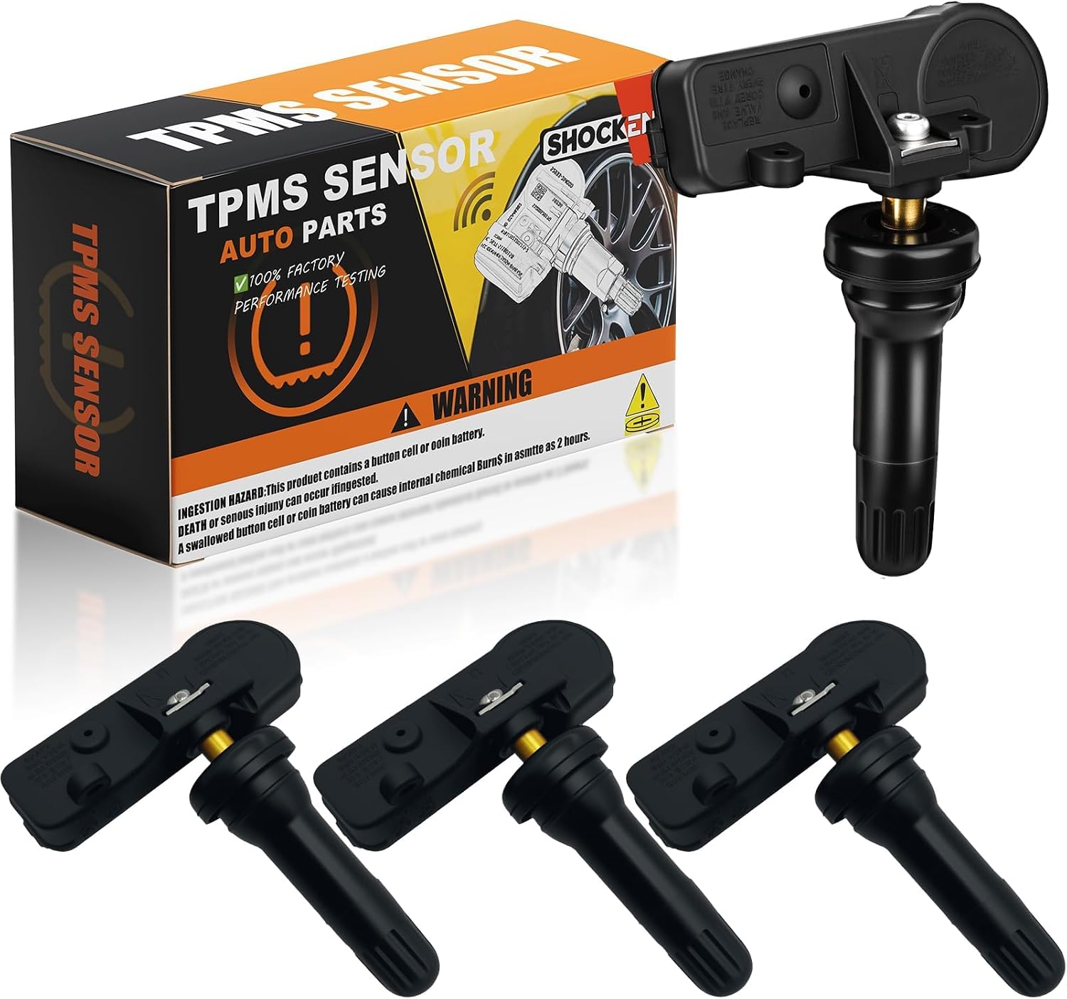 6F2Z1A189A Upgraded 315MHz TPMS Sensor Fits for:-Ford Edge 2007-2008, Escape 2006-2008, Explorer 2006-2010, Ranger 2006-2010, F150 2007-2008; for:-Mustang 2007-2009, Replaces: 7L1Z-1A189-A