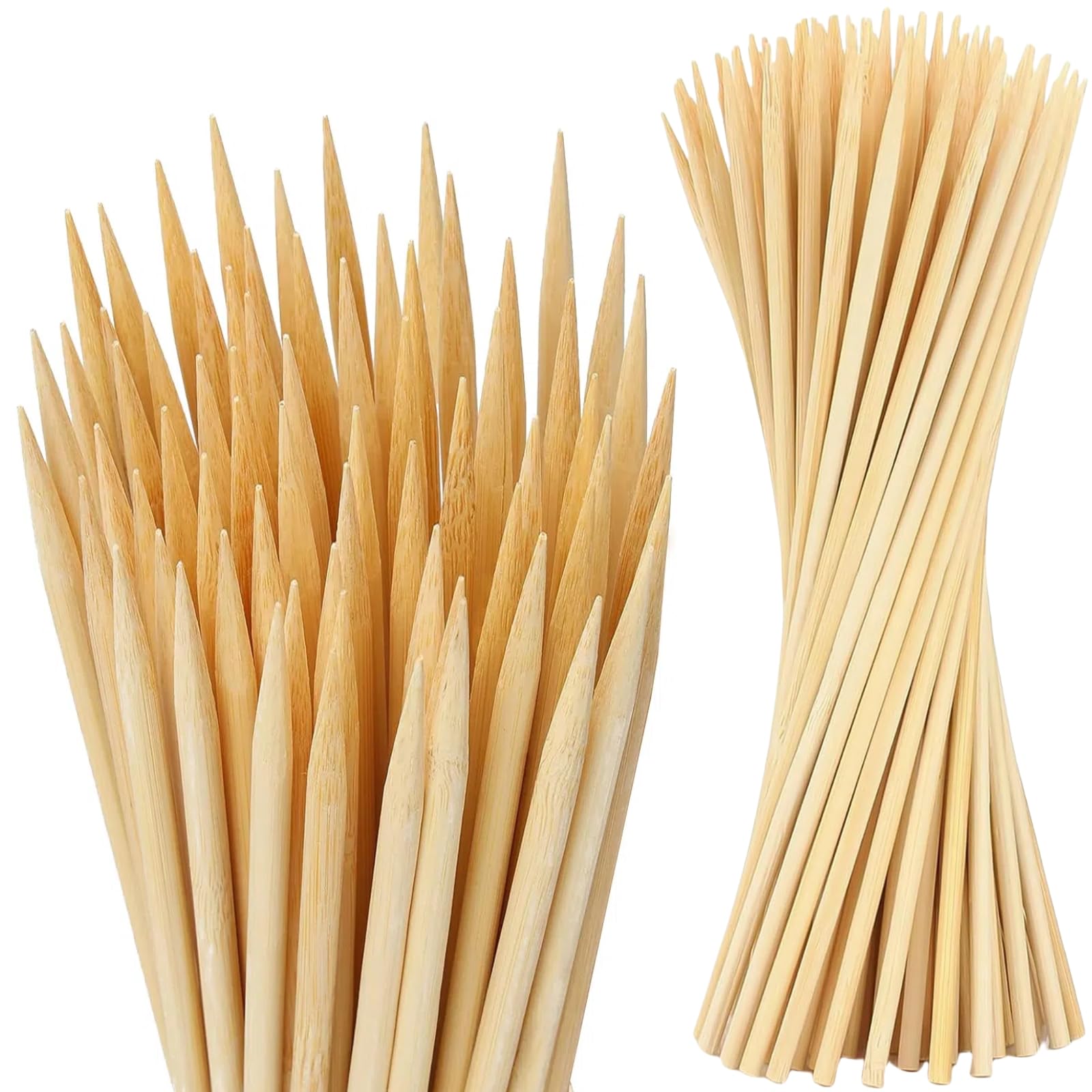 Photo 1 of 100 PCS 2FT (24 Inch) Bamboo Plant Stakes – Natural Bamboo Sticks for Indoor & Outdoor Plants – Garden Stakes & Plant Support Stakes for Tomato, Beans, Climbing Plants & More – VESYMAN