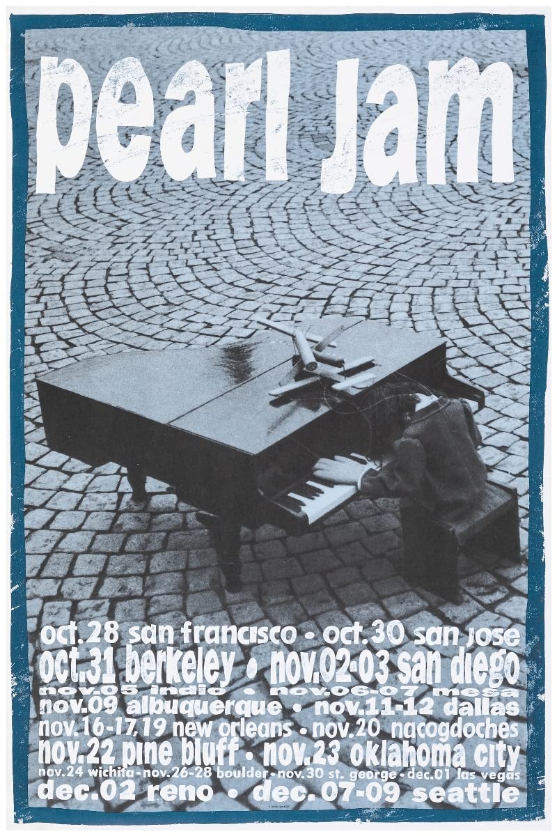 Pearl Jam 1993 Tour Concert Poster : Huge 36