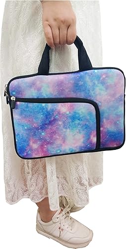 Miniatura 2 de Bolsa con asa para portátil de 14, 15, 15.4, 15.6 pulgadas, funda protectora para computadora, estuche, soporte, funda de neopreno, funda de Azul