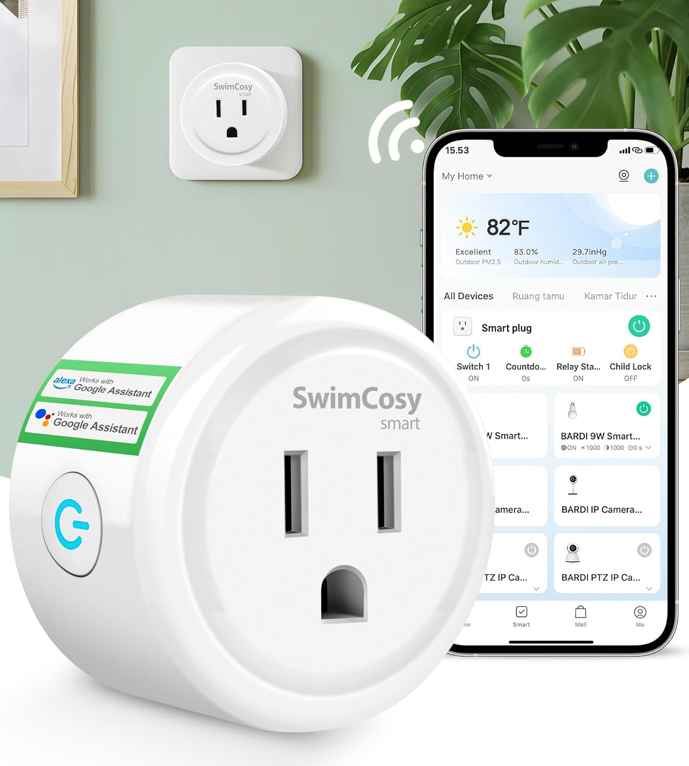 Mini Smart Plugs That Works with...