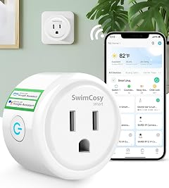 Mini Smart Plugs That Works with Alexa Google Home WiFi Plug for APP Remote Voice Control Smart Outlet