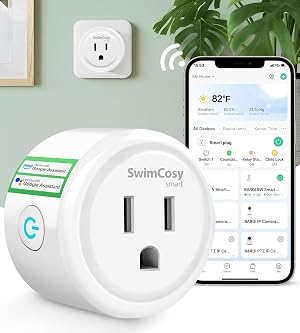 Mini Smart Plugs That Works with Alexa Google Home WiFi Plug for APP Remote Voice Control Smart Outlet