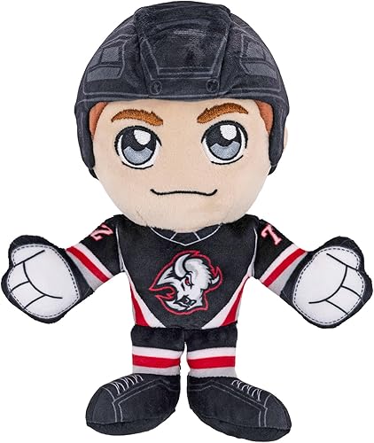 Miniatura 5 de Bleacher Creatures Buffalo Sabres Tage Thompson - Peluche de 8 pulgadas de la NHL Kuricha sentado  Superestrella de la NHL inspirada en Chibi suave